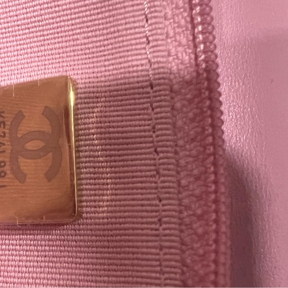 Chanel Caviar Pink Top handle Chanel letter logo crossbody bag - Picture 9 of 9